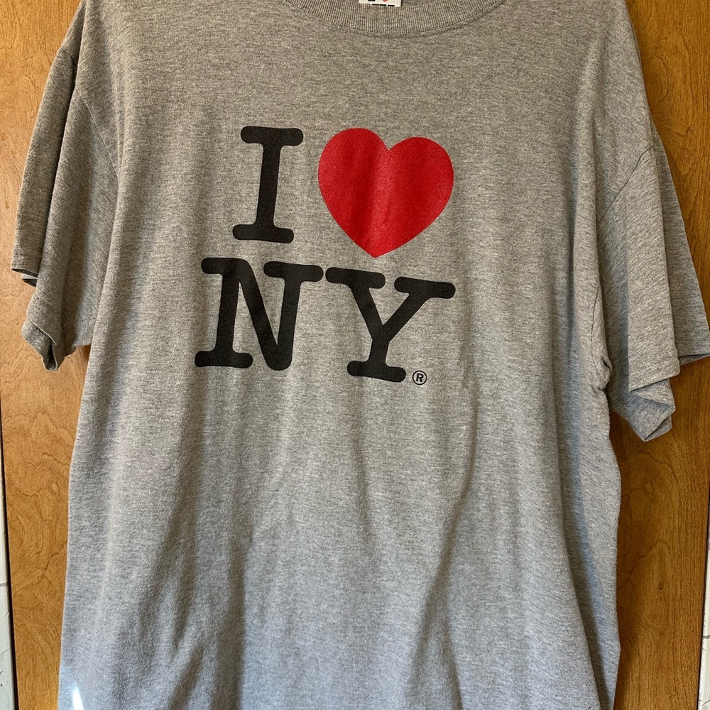 Gray I Love NY T-Shirt